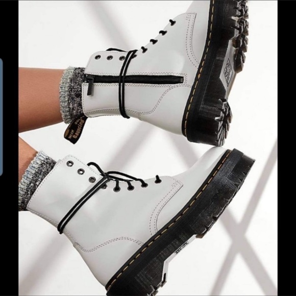 Sincerly Jules Shoes Sincerely Jules White Combat Boots Poshmark